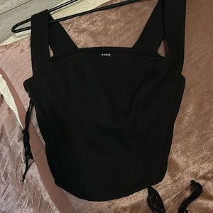 Black Crop Top